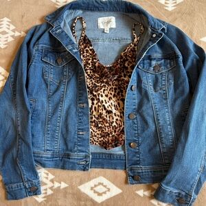 Jessica Simpson Blue Jean Jacket